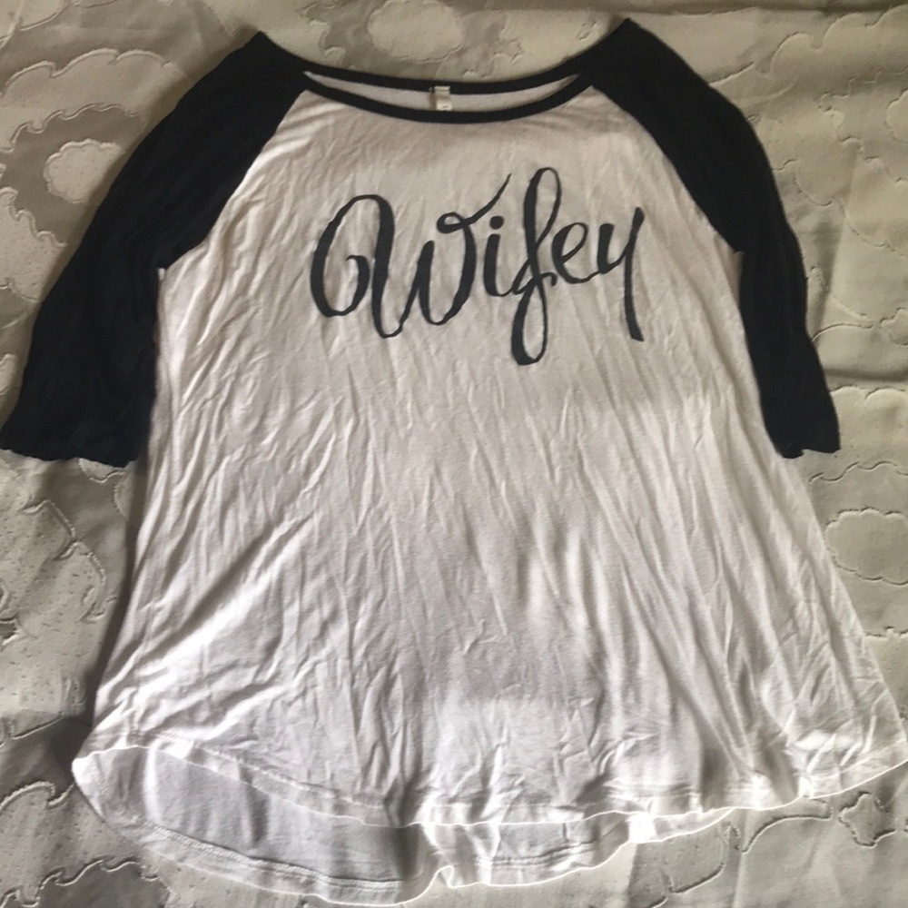 Wifey 3/4 sleeve shirt